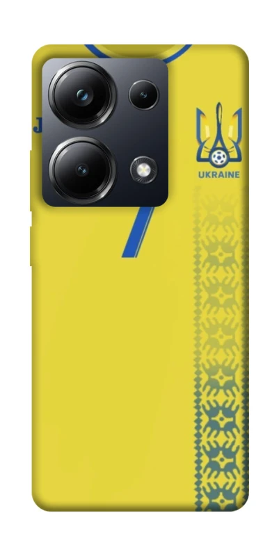 Чохол на Xiaomi Poco M6 Pro 4G UA-Football ver.3 фото 1 з 1