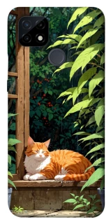 Чохол на Realme C21 red cat фото 1 з 1