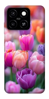 Чохол на ZTE Blade A55 4G Тюльпанове поле фото 1 з 1