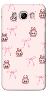 Чехол на Samsung J710F Galaxy J7 (2016) Pink bows and Labubus фото 1 из 1