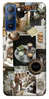 Чехол на TECNO Pop 5 LTE Coffee collage ver.4 фото 1 из 1