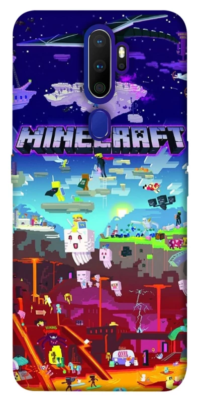 Чохол на Oppo A5 (2020) / Oppo A9 (2020) Minecraft world фото 1 з 1