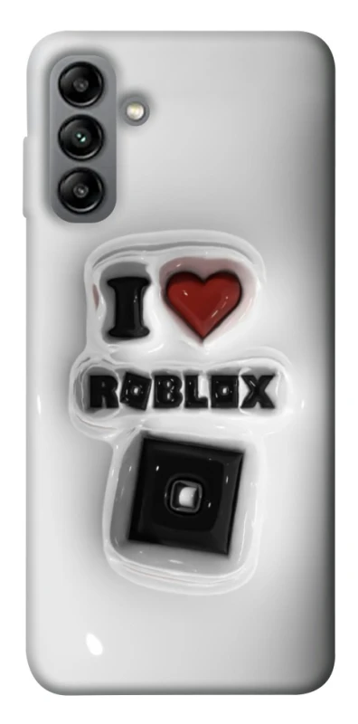 Чохол на Samsung Galaxy A04s I love Roblox фото 1 з 1
