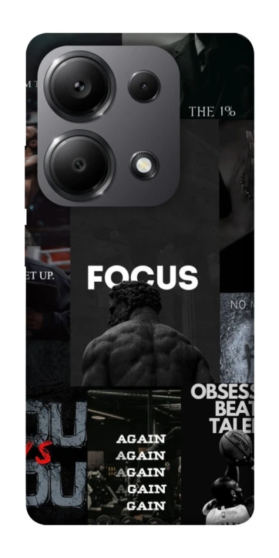 Чехол на Xiaomi Redmi Note 13 Pro 4G Focus collage фото 1 из 1