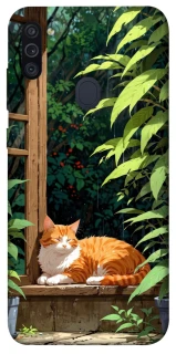 Чехол на Samsung Galaxy M11 red cat фото 1 из 1