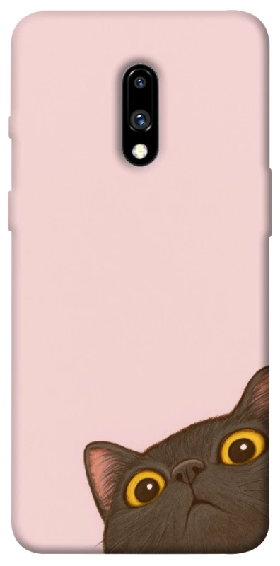 Чохол на OnePlus 7 Peeping cat фото 1 з 1