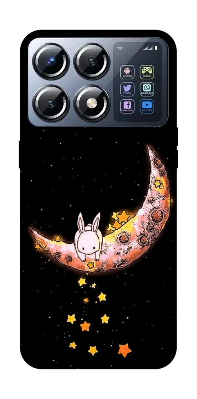 Чехол на Xiaomi POCO X8 Pro Moon rabbit фото 1 из 1