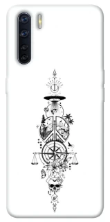 Чехол на Oppo A91 Tattoo ver.7 фото 1 из 1