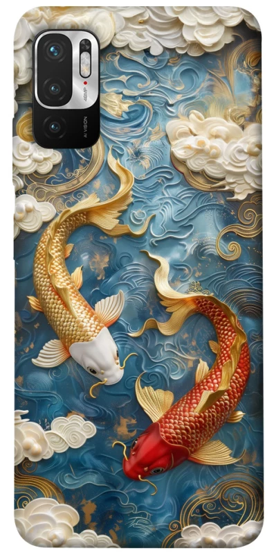 Чехол на Xiaomi Redmi Note 10 5G Koi carp фото 1 из 1