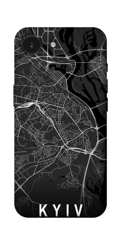Чехол на Apple iPhone 16e (6.1") Kyiv map фото 1 из 1