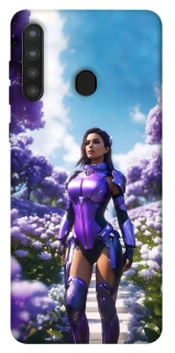 Чохол на Samsung Galaxy A21 Cyber space girl ver.4 фото 1 з 1