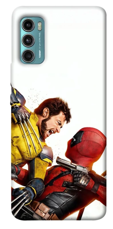 Чохол на Motorola Moto G60 Deadpool and Wolverine фото 1 з 1