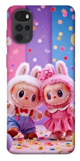 Чехол на Motorola Moto G22 Labubu twins ver.3 фото 1 из 1