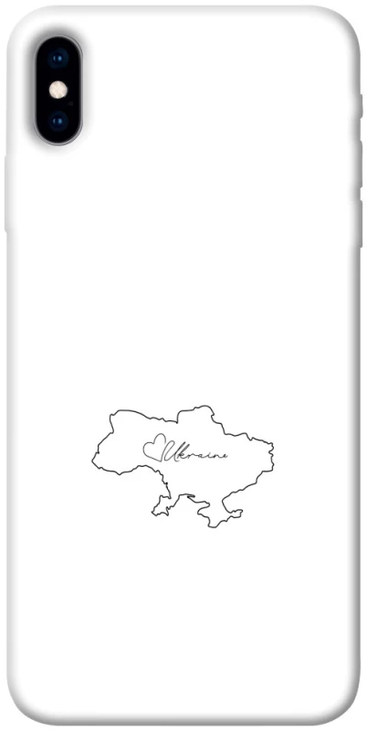 Чохол на Apple iPhone X (5.8") Ukraine map фото 1 з 1