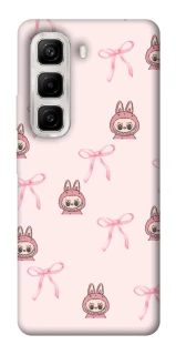 Чохол на Infinix Hot 50 4G Pink bows and Labubus фото 1 з 1