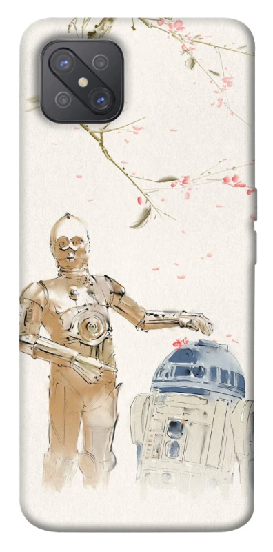 Чехол на Oppo A92s Star Wars robots фото 1 из 1