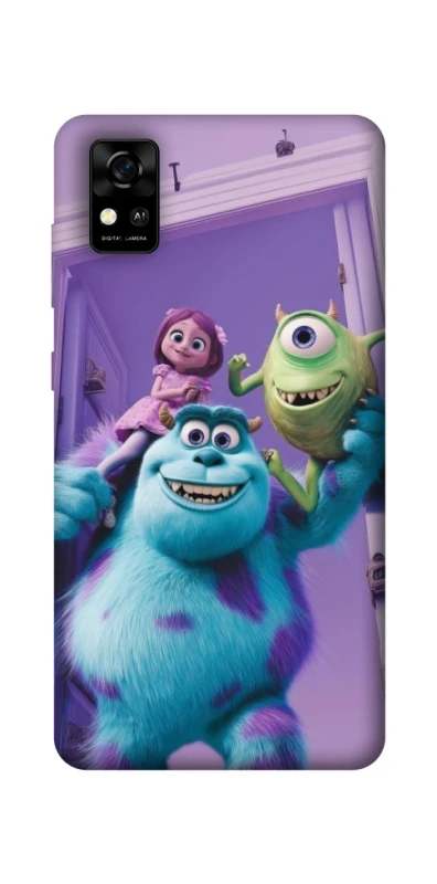 Чохол на ZTE Blade A31 Monsters friends фото 1 з 1