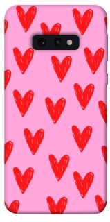 Чехол на Samsung Galaxy S10e Red hearts 2 фото 1 из 1