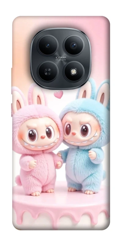 Чохол на Xiaomi Redmi Note 15 4G/5G (EU) Labubu Twins фото 1 з 1
