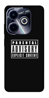 Чохол на Infinix Hot 40i Parental Advisory Label фото 1 з 1