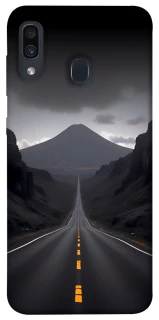 Чохол на Samsung Galaxy A20 / A30 Black mountains фото 1 з 1