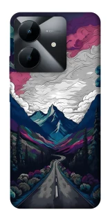 Чехол на Realme Note 60x Нарисованные горы фото 1 из 1