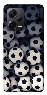 Чехол на Xiaomi Redmi Note 12 Pro 5G Футбольные мячи фото 1 из 1