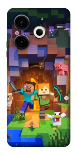 Чехол на TECNO Pova 6 Neo (LI6) Minecraft game фото 1 из 1