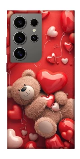 Чехол на Samsung Galaxy S24 Ultra bear in hearts фото 1 из 1