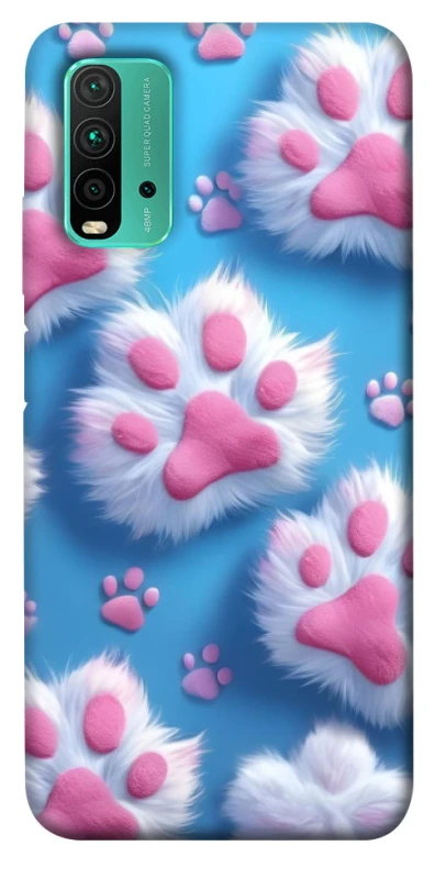 Чохол на Xiaomi Redmi Note 9 4G / Redmi 9 Power Cat paw фото 1 з 1