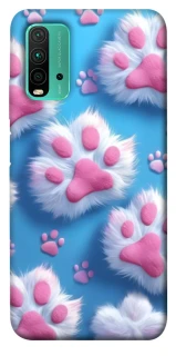 Чехол на Xiaomi Redmi Note 9 4G / Redmi 9 Power Cat paw фото 1 из 1