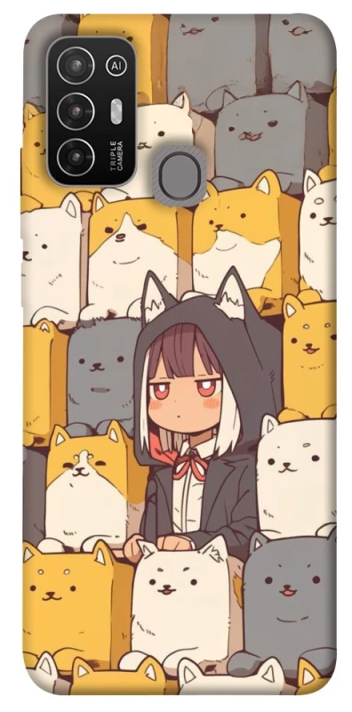 Чехол на ZTE Blade A52 Like a cat фото 1 из 1