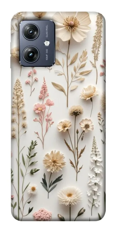 Чехол на Motorola Moto G54 Floral design ver.1 фото 1 из 1