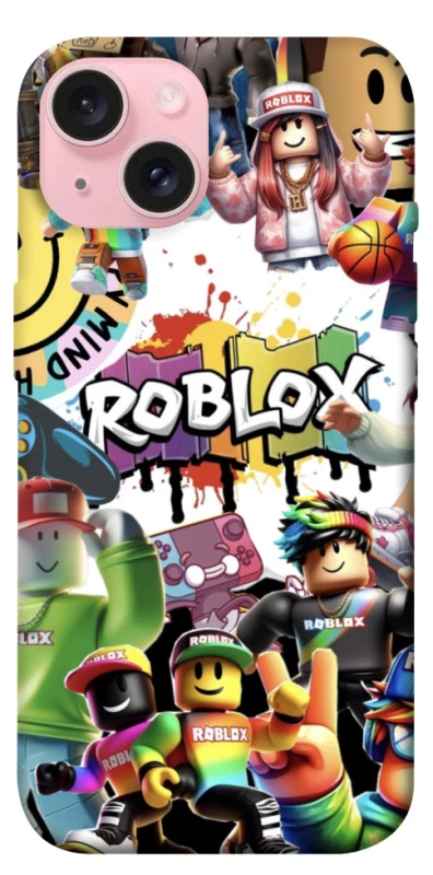 Чохол на Apple iPhone 15 (6.1") Roblox Characters Collage фото 1 з 1