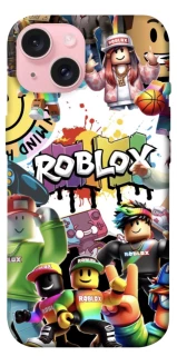 Чохол на Apple iPhone 15 (6.1") Roblox Characters Collage фото 1 з 1