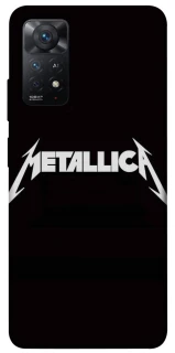 Чехол на Xiaomi Redmi Note 11 Pro 4G/5G Metallica logo фото 1 из 1