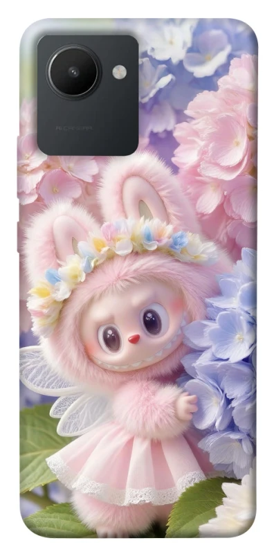 Чохол на Realme C30s Labubu & Flowers ver.1 фото 1 з 1