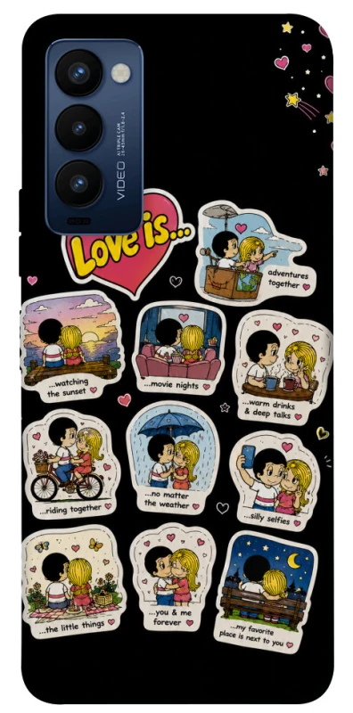 Чехол на TECNO Camon 18 Love is ver.4 фото 1 из 1