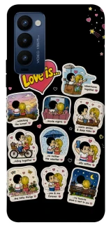 Чехол на TECNO Camon 18 Love is ver.4 фото 1 из 1