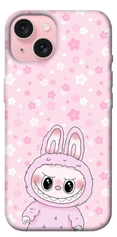 Чохол на Apple iPhone 15 (6.1") Pink Labubu фото 1 з 1