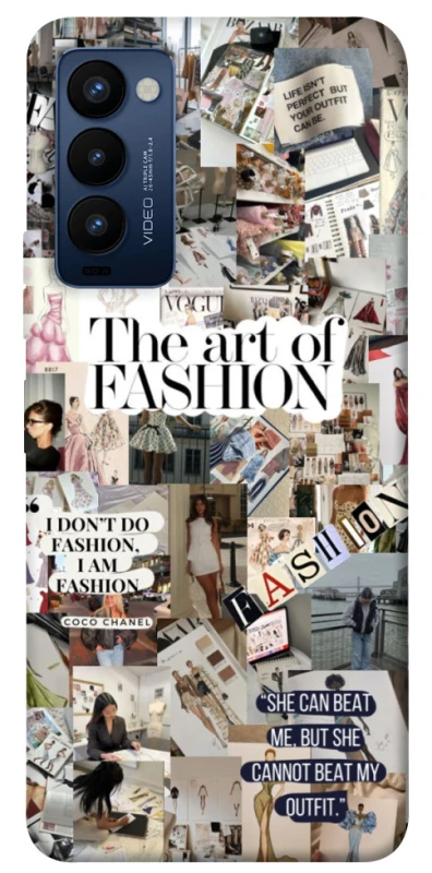 Чехол на TECNO Camon 18 Fashion collage ver.12 фото 1 из 1