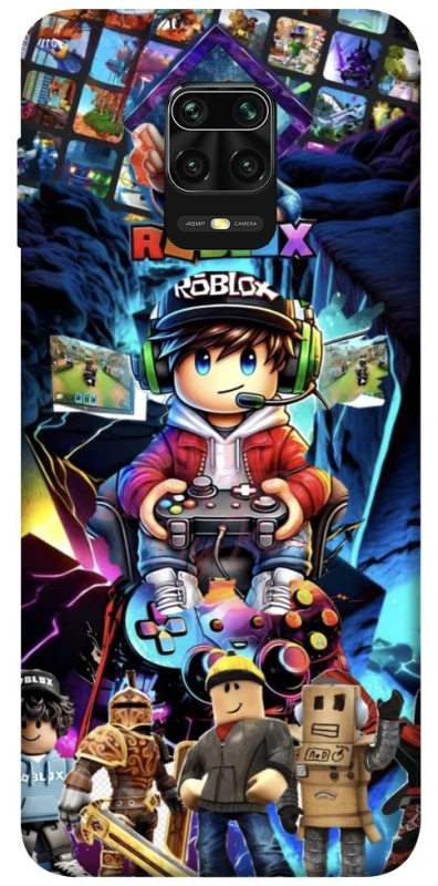 Чехол на Xiaomi Redmi Note 9s / Note 9 Pro / Note 9 Pro Max Roblox collage ver.4 фото 1 из 1