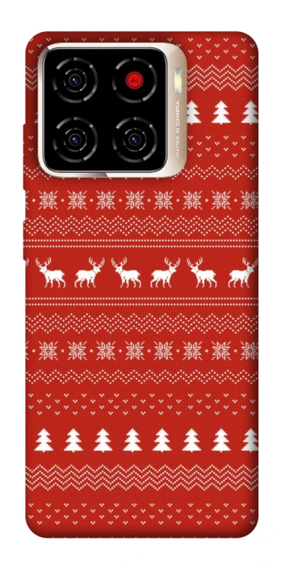 Чохол на ZTE Blade A56 Новорічний v12 фото 1 з 1