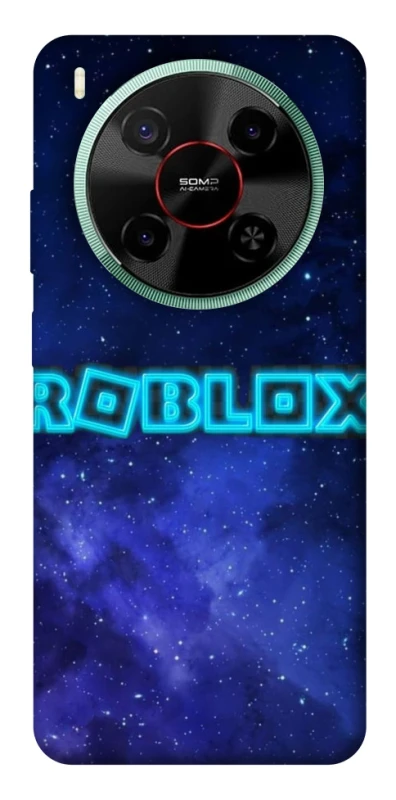 Чохол на ZTE Nubia V70 Max Roblox Space Logo Blue фото 1 з 1