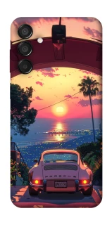 Чехол на Samsung Galaxy M15 5G Porsche at sunset фото 1 из 1