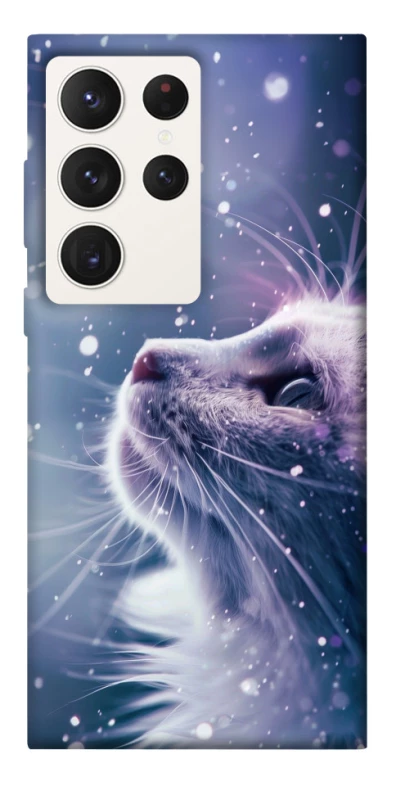 Чехол на Samsung Galaxy S23 Ultra Snow cat фото 1 из 1