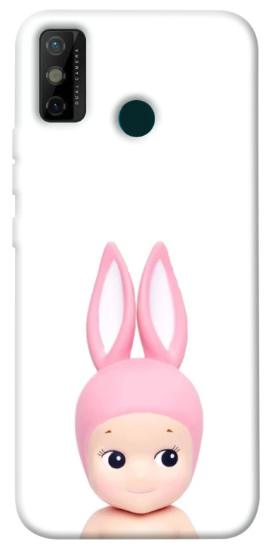 Чехол на TECNO Spark 6 Go Minimal Bunny Peek фото 1 из 1