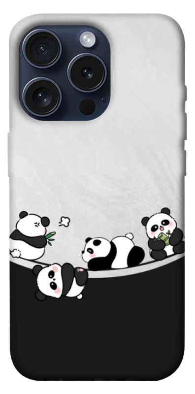 Чохол на Apple iPhone 15 Pro (6.1") Four pandas фото 1 з 1