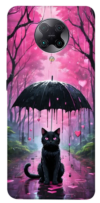 Чохол на Xiaomi Redmi K30 Pro / Poco F2 Pro Black cat фото 1 з 1