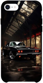 Чехол на Apple iPhone SE (2020) Black classic car фото 1 из 1